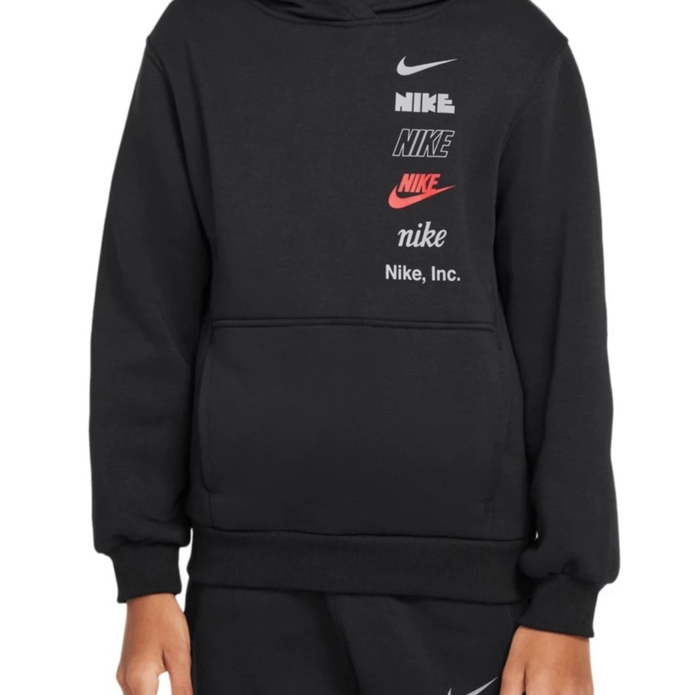 Nike Kids' Sportswear Club Fleece Multi Logo Hoodie